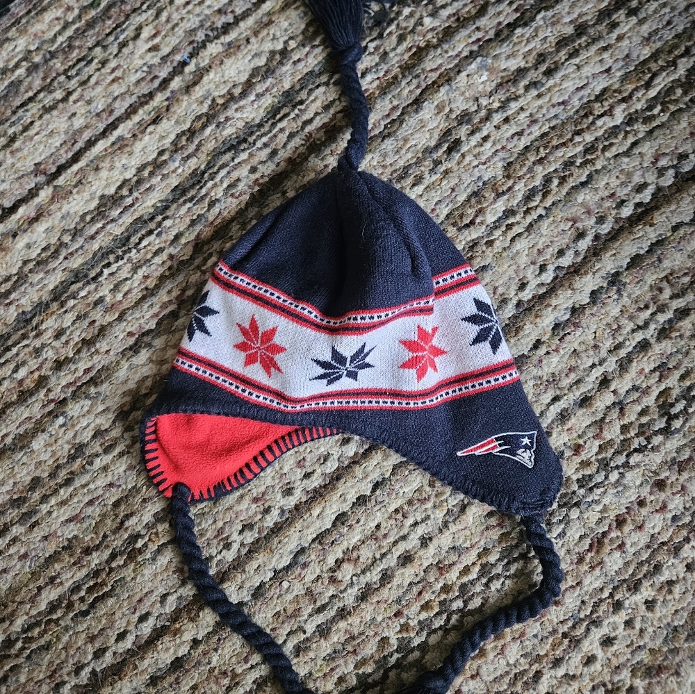 Patriots fair isle winter hat